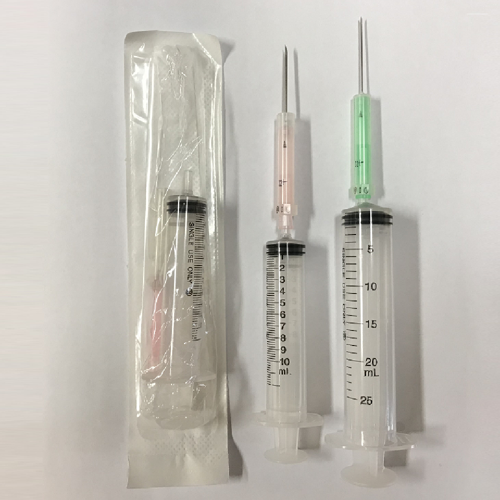 Disposable Safety-Cap Syringe[2MWM3]